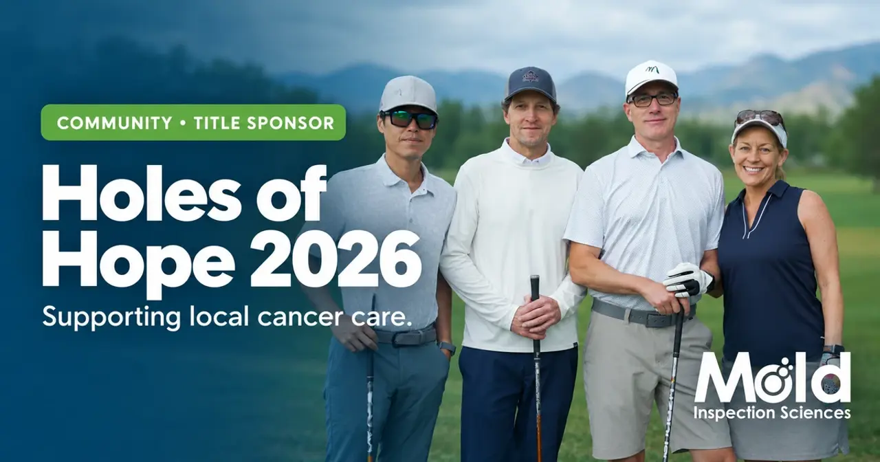 Holes of Hope 2026: Mold Inspection Sciences title sponsorship supporting local cancer care.